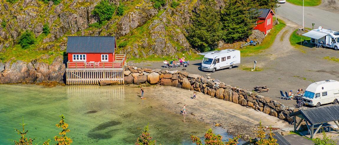 Hotel Sandvika Camping Kabelvåg Exteriér fotografie