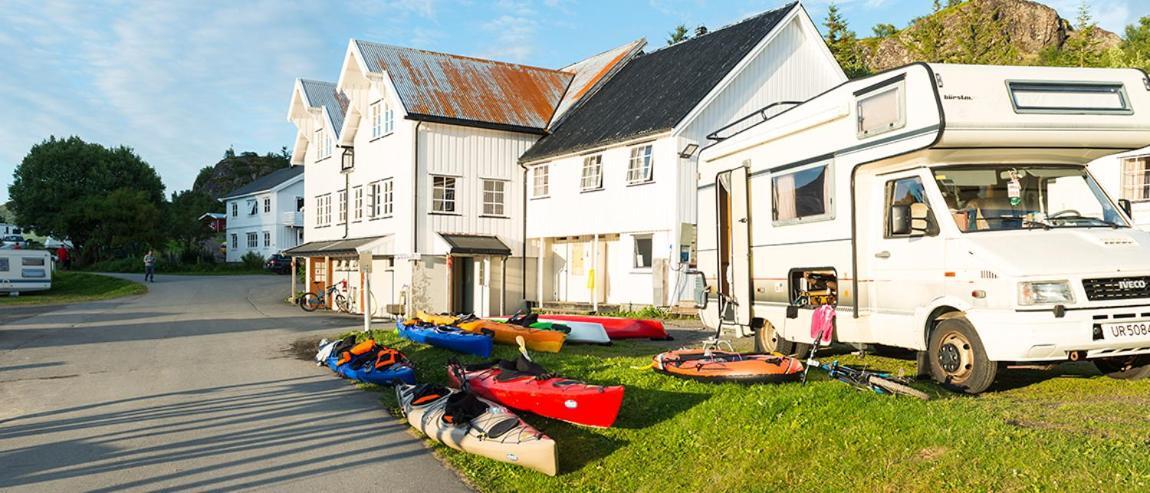 Hotel Sandvika Camping Kabelvåg Exteriér fotografie