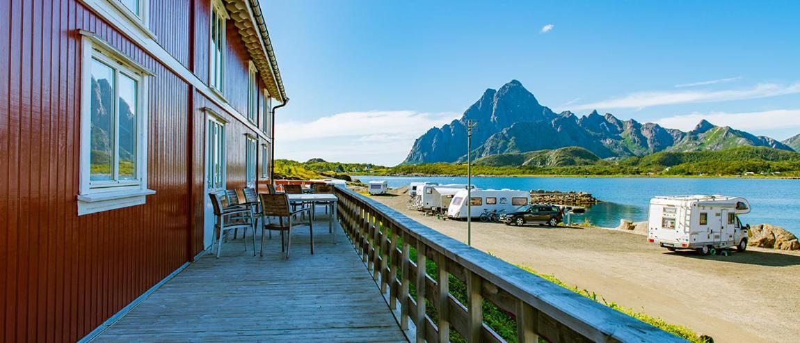 Hotel Sandvika Camping Kabelvåg Exteriér fotografie