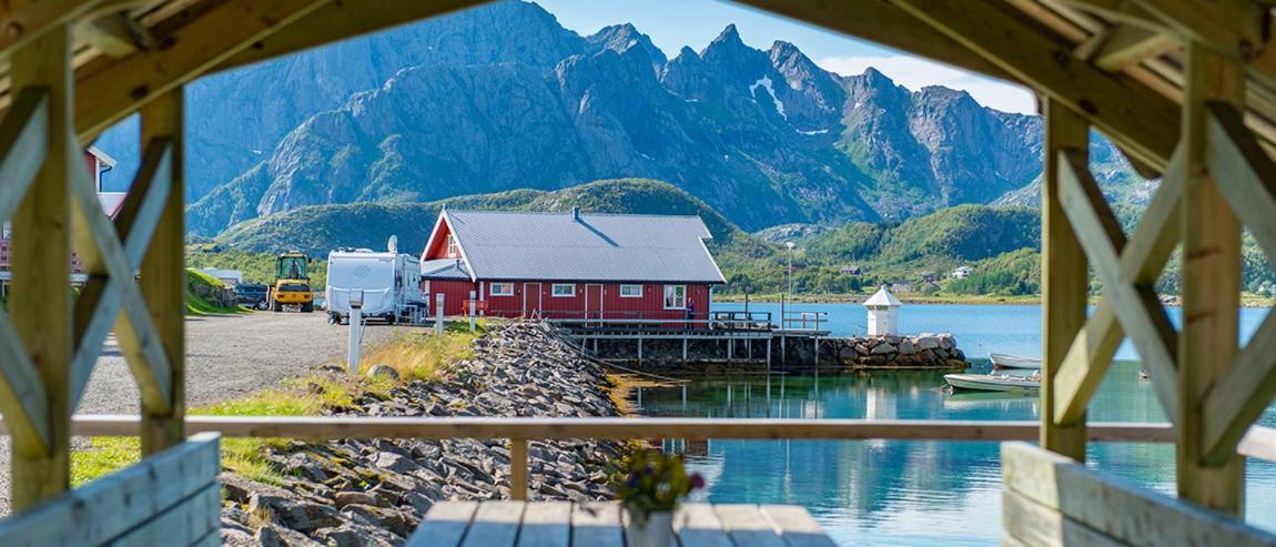 Hotel Sandvika Camping Kabelvåg Exteriér fotografie